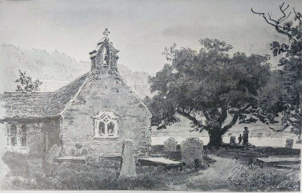 Church in Bettws, Wales - view 1