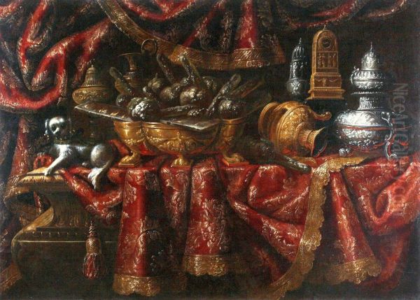Still life with a dog. - view 1