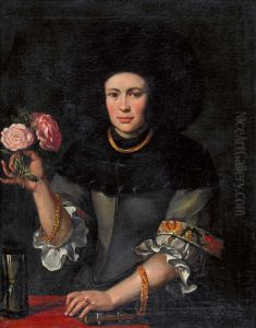 Bildnis Katharina Koch geb. Langhans (1655-?). Bildnis Katharina Koch geb. Langhans (1655-?).