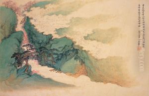 Peach Blossom. Fishing Boat by Wang Hui