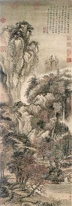 Mountains, Rivers, and Autumn-tinted Trees by Wang Hui