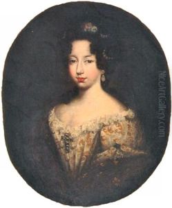 Portrait of Anne Marie d'Orleans (1669-1728) by Louis Ferdinand Elle the Younger