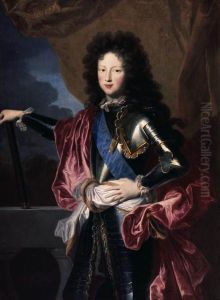 Portrait of Philippe II of Orleans (1674-1723), future regent of France by Hyacinthe Rigaud