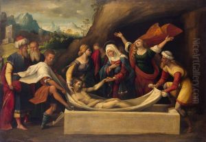 Entombment by Benvenuto Tisi