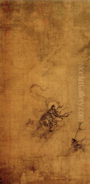 Immortal Riding a Dragon - view 1