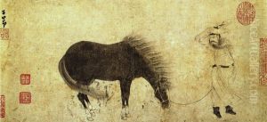 Training the Horse by Zhao Mengfu