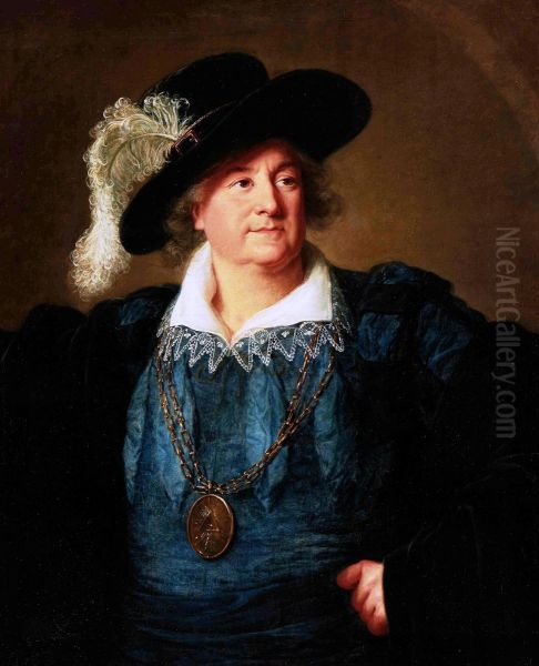 Stanislaw Augustus with masonic emblem on his breast. - view 1