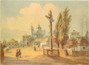 Pochayiv Lavra from west