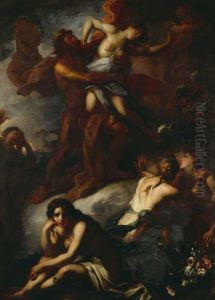 The rape of Proserpine by Anthoni Schoonjans
