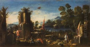 Military encampment
