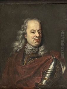 Portrait of Cosimo III de' in armour