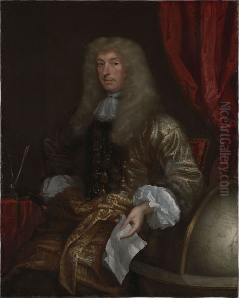 Portrait ofSir John Chardin, French traveller and merchant; Britishenvoyto Holland in 1683 (1643-1712) - view 1