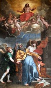 Ecstasy of St. Mark the Evangelist. by Jerzy Siemiginowski-Eleuter