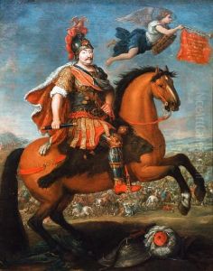 Equestrian portrait of John III Sobieski. Equestrian portrait of John III Sobieski.