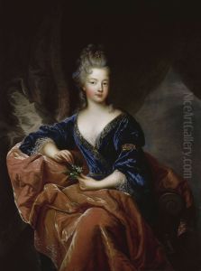 Portrait of Francoise Marie de Bourbon (1677-1749) by Francois de Troy