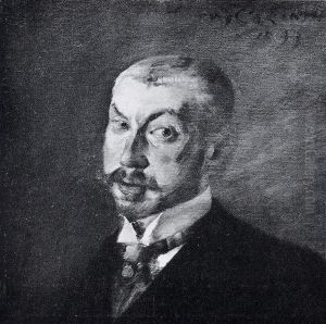 Portrat des Malers Friedrich Wahle Portrat des Malers Friedrich Wahle