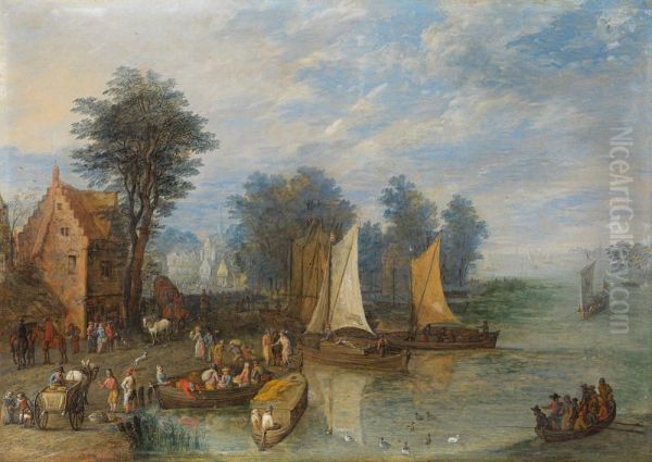 Sailing boats at the pier - view 1