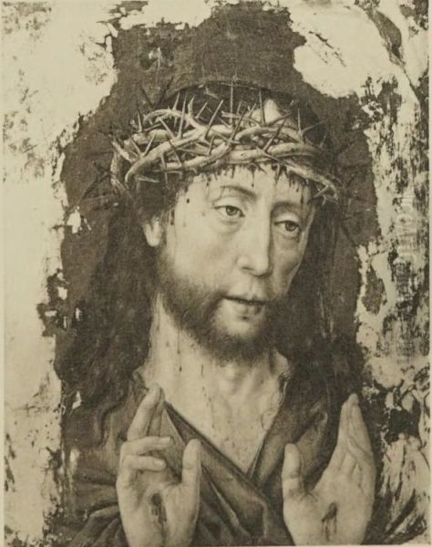 Christus als Man van Smarten met geheven handen - view 1