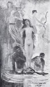 Geburt der Venus by Lovis (Franz Heinrich Louis) Corinth
