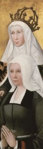 Elisabeth von Thuringen as patron saint of a donor, probably Philippa le Clerc du Tremblay Elisabeth von Thuringen as patron saint of a donor, probably Philippa le Clerc du Tremblay
