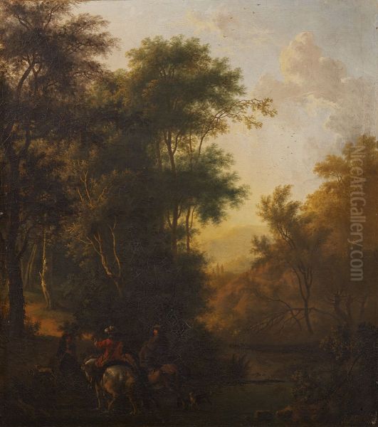 Landscape with a Group of Trees on the Left - view 1