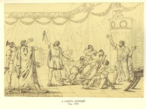 Death of Lucretia by Taras Shevchenko