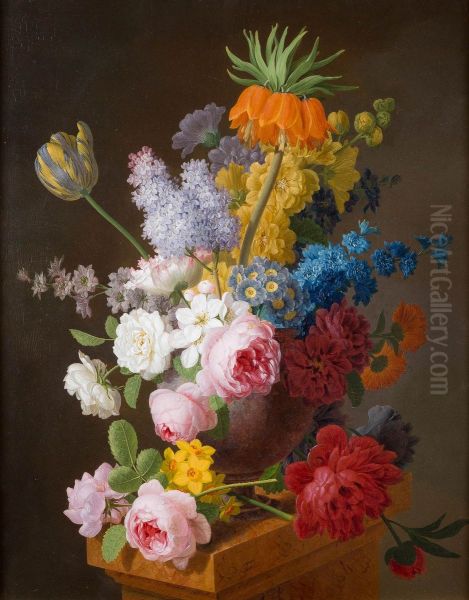 Opulent flower still life - view 1