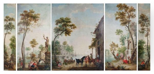Animated park and harbour views - view 1