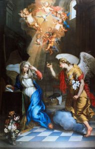 Annunciation by Oswald Onghers