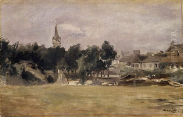 Landscape with a Village Church - view 1