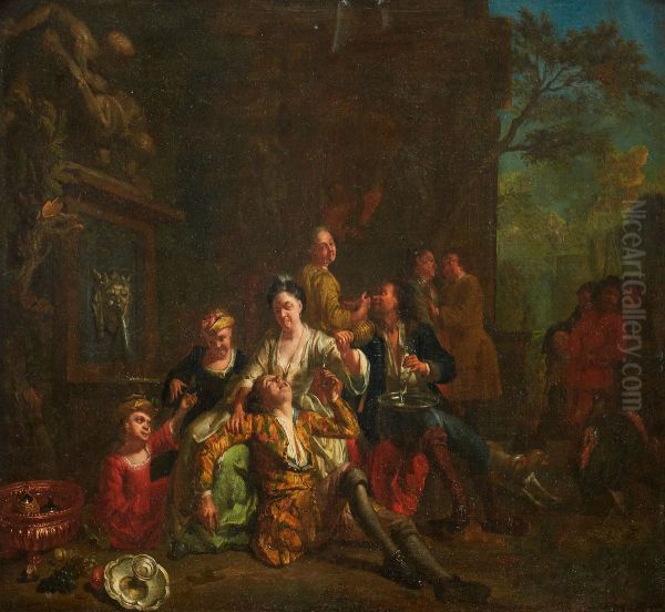 The Reconciliation of Jacob and Laban - view 1