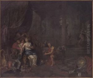 The Death Of Cleopatra by Hendrick Govaerts