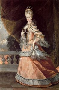 Portrait ofMaria Luisa of Savoy(1688-1714) by Miguel Jacinto Melendez