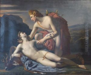 Apollo and Cyparissus by Claude-Marie Dubufe