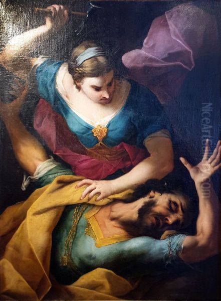 Jael slays the sleeping Canaanite commander Sissera - view 1