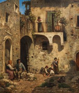 Italienischer Innenhof by Luise Begas-Parmentier