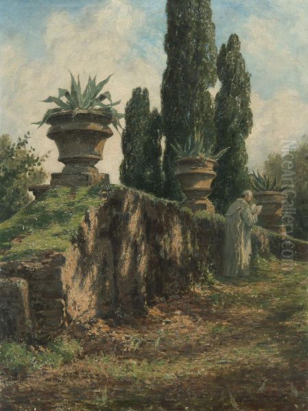 Cypresses at the Villa Torlonia (Frascati) - view 1