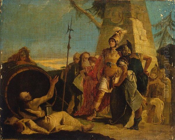 Alexander the Great and Diogenes - view 1