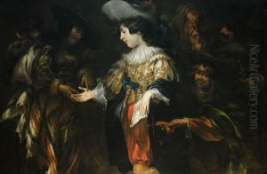 The fortune teller by Jan Cossiers