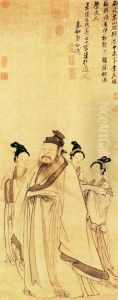Xie An Tours Mt. Dong with Courtesans by Guo Xu
