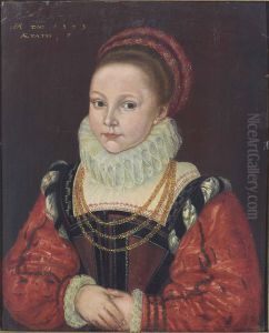 Portrait of a girl, supposed to be Elizabeth Smythe (c. 1573-c. 1631)