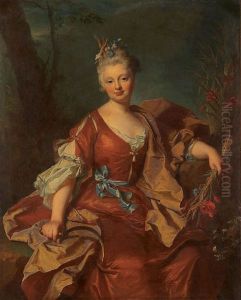 Portrait deMarguerite-Henriette de Labriffe(comtesse de Selles) by Hyacinthe Rigaud