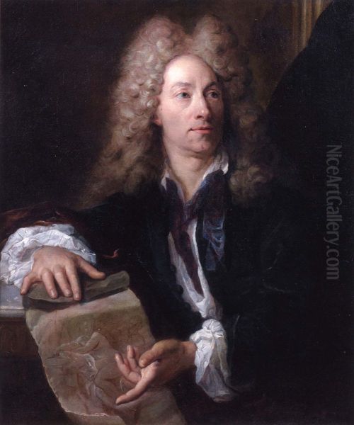 Portrait of the painter Louis de Boullogne (1654-1733) - view 1