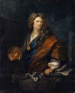 Self-portrait by Johann Rudolf Huber