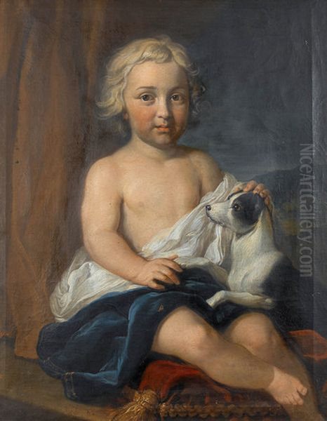 Bildnis eines Jungen mit Hund. - view 1
