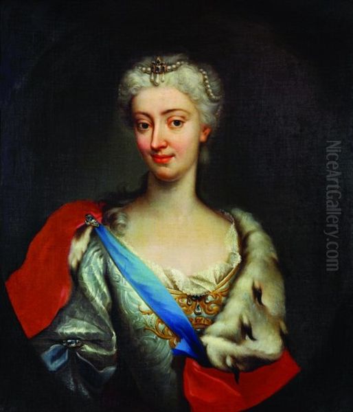 Portrait ofMaria Clementina Sobieska(1702-1735), titular queen of England, Ireland and the Scots (Jacobite Stuart branch) - view 1