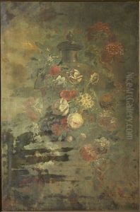 Still life of flowers II by Willem Ignatius Kerricx
