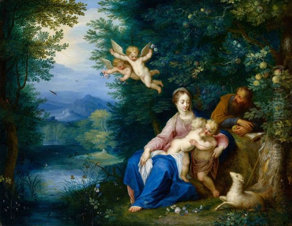 Landscape with the Holy Family - view 1