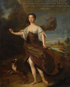 Posthumous portrait of Louise Elisabeth de Bourbon (1693-1775)