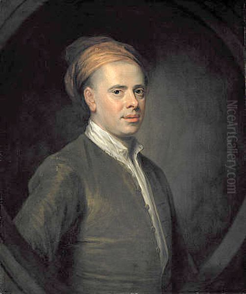 Portrait of Allan Ramsay (1686-1758), Scottish poet - view 1